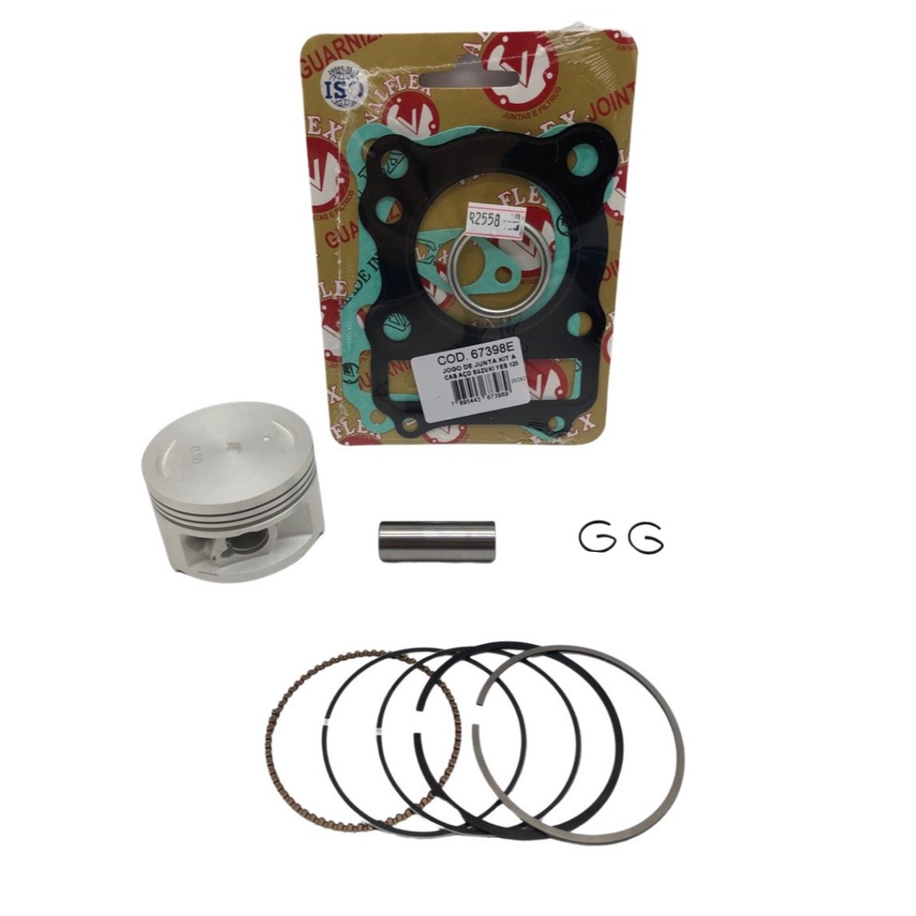 Jogo Junta Kit A + Kit Pistão 0,50  Intruder 125 08/16