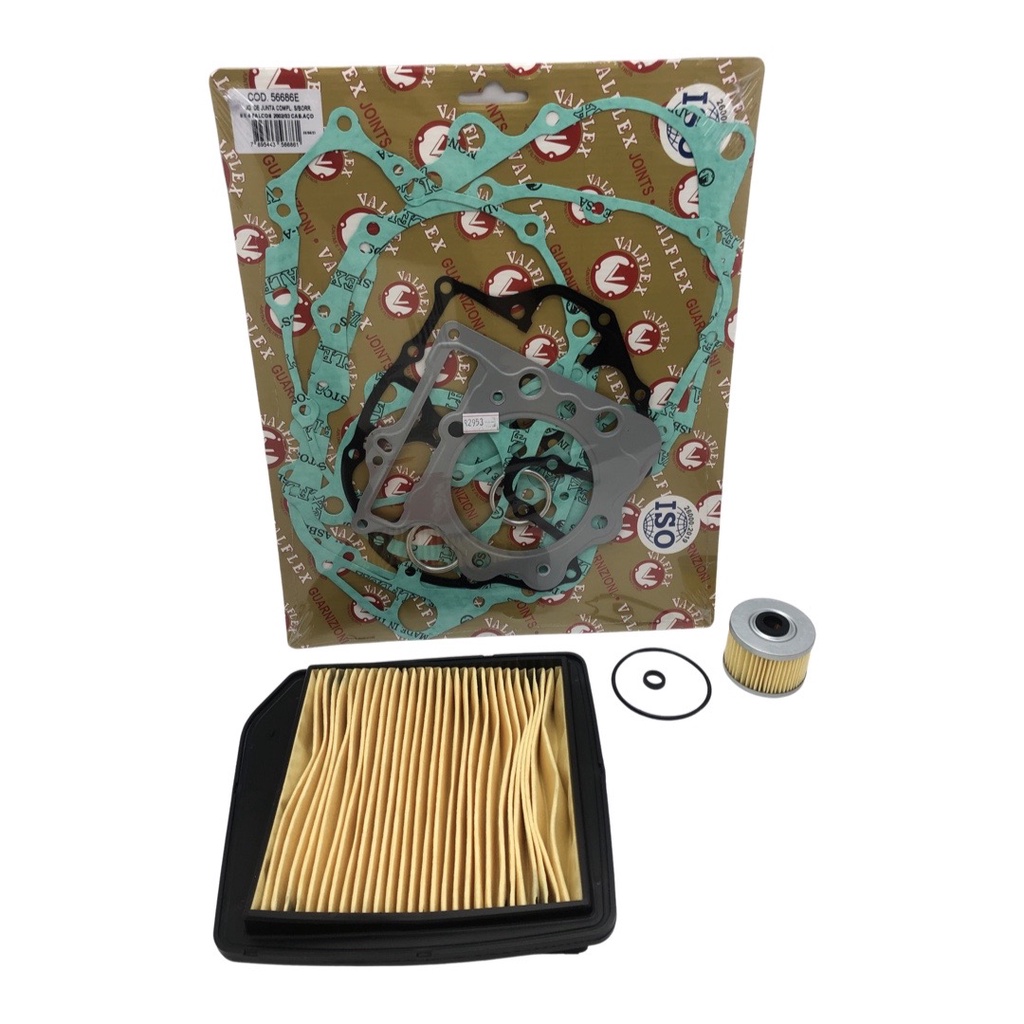 Jogo Junta + Filtro Óleo + Filtro Ar Nx 400 Falcon 2002 À 2008