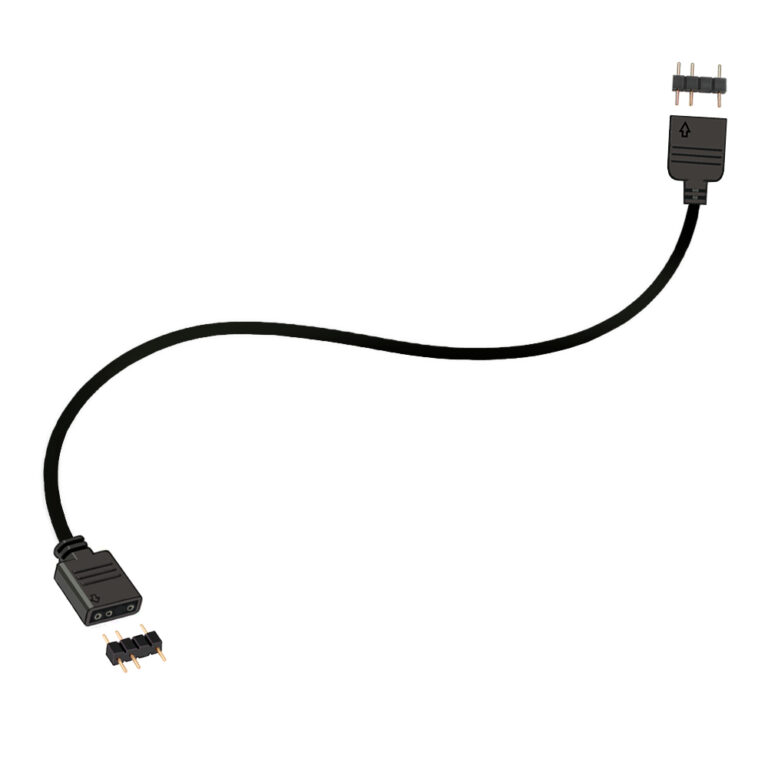 CABO DE EXTENSÃO LED ARGB 3 PINOS 5V – 30CM