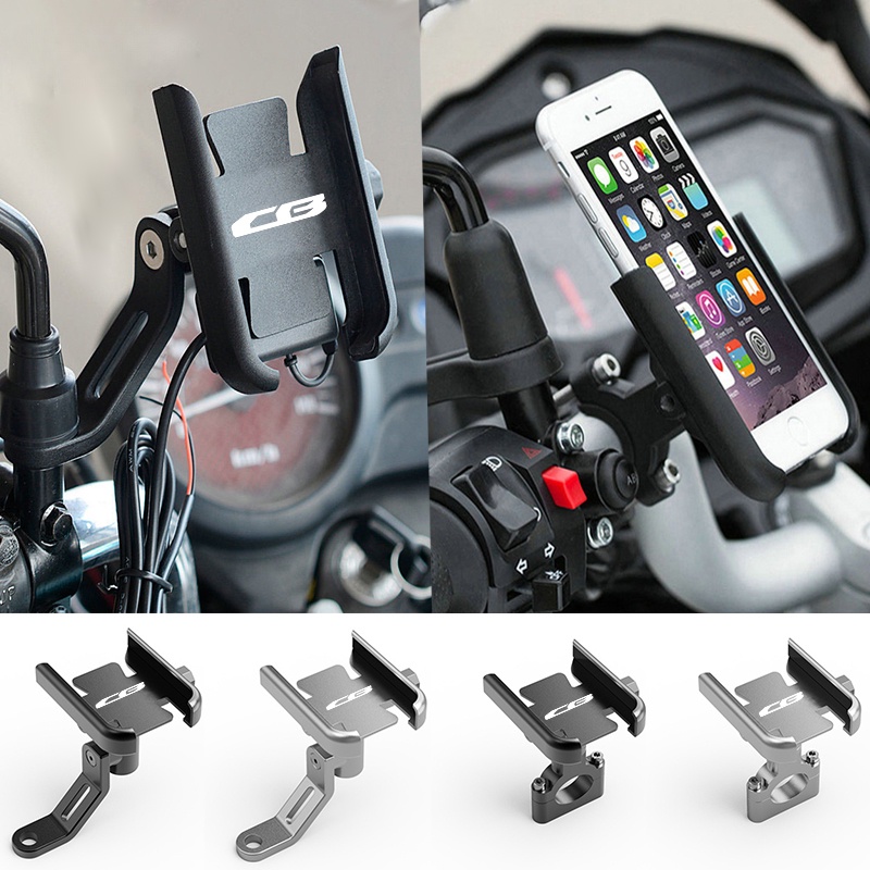 CB LOGO Para HONDA CB150R CB300R CB650R CB250R CB1000R CB500F CB500X Suporte De Telefone Móvel GPS