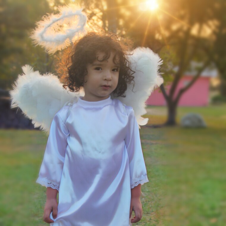 Túnica Fantasia Infantil Anjo Anjinho
