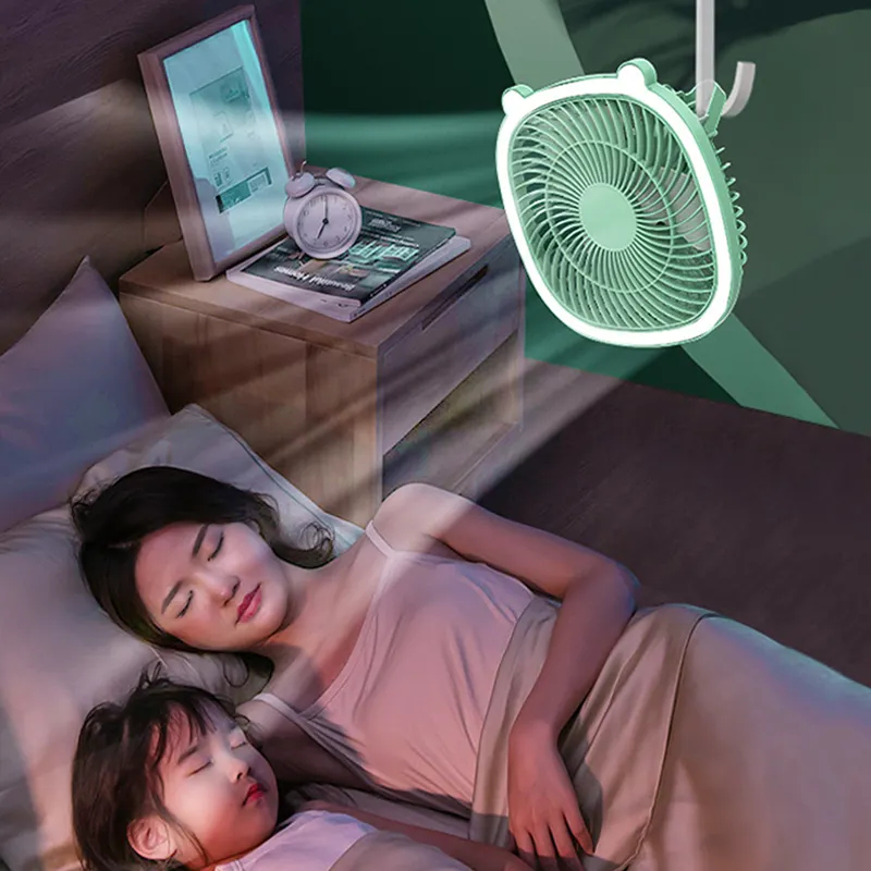 Ventilador Mesa USB Recarregável 3 Velocidades Super Desktop Cômoda PC