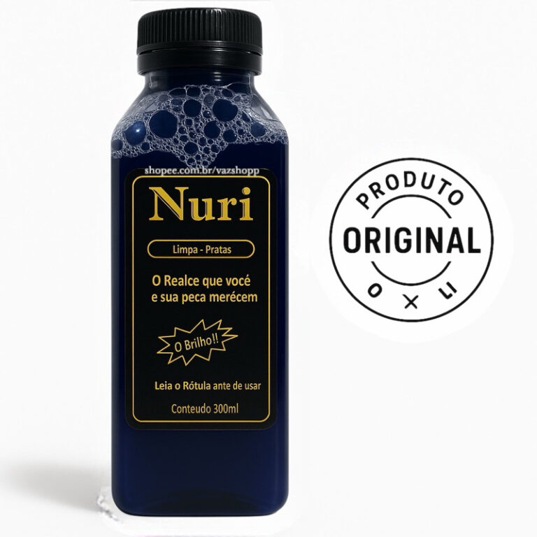 Limpa Prata 300ml ou 500ml Nuri – Original