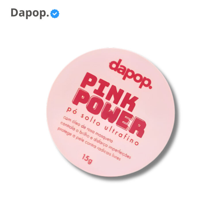 Pó Solto Ultrafino Rosa Mosqueta Pink Power ̵
