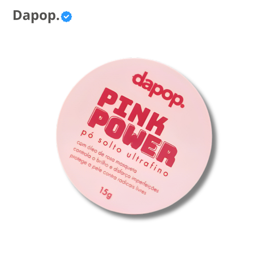 Pó Solto Ultrafino Rosa Mosqueta Pink Power – Dapop