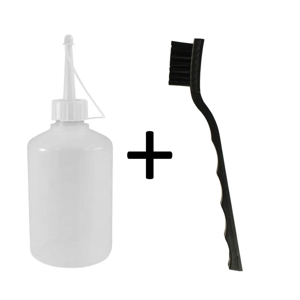 Escova Antiestática + TS Cleaner Implastec Isopropílico – Composto limpa eletrônicos, placas e remov