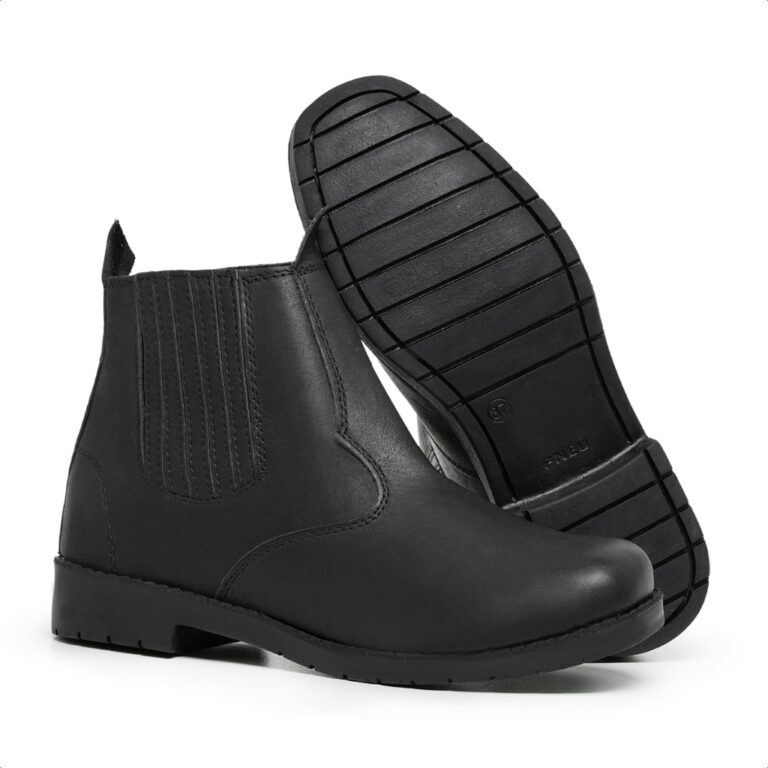 Botina Matera Para Trabalho 100% Em Couro Legitimo