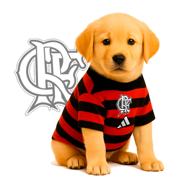 Roupa Pet Premium – Cachorro/gato Mengão Ve