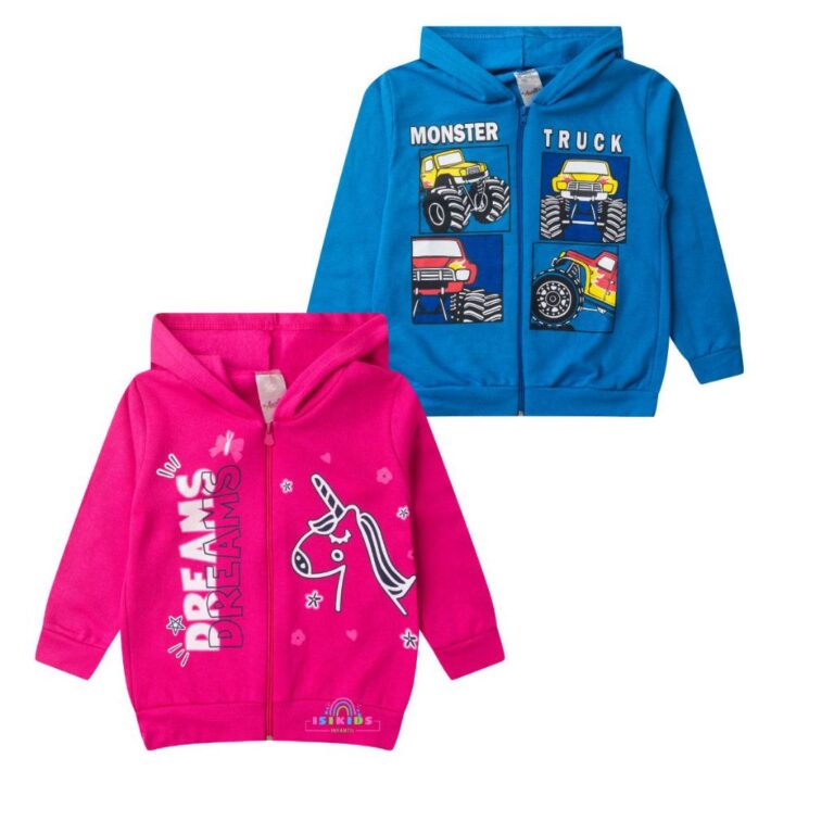 2 casaco moletom menina menino capuz ziper infanti