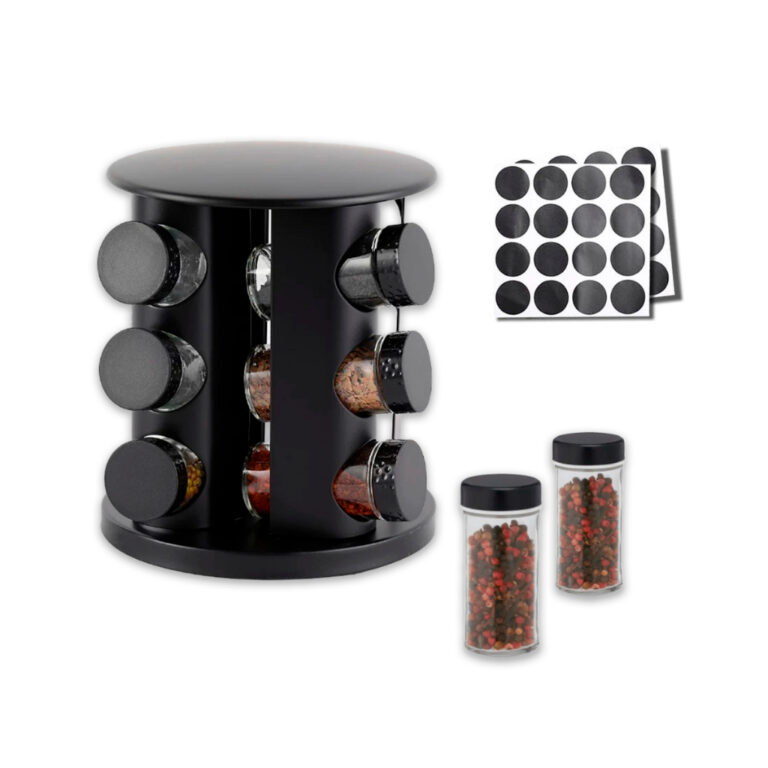 Porta Temperos Profissional Giratório 12 Potes Vi