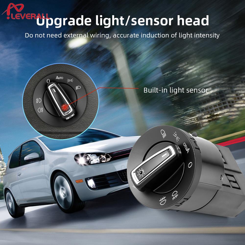 Interruptor Automático De Farol 12V Módulo Sensor De Luz Para VW Golf 2004-2013 MK5 MK6 [leverall.br