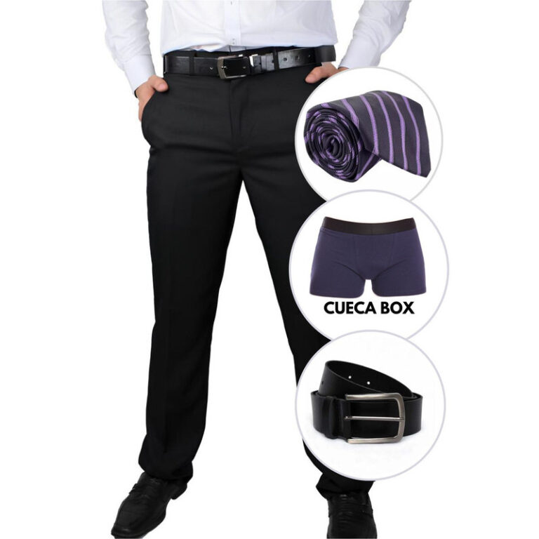 Calça Social Oxford Masculina Tradiconal Casual