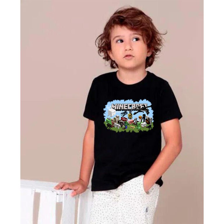 Camisa infantil conforto e estilo 100% Algodãoese