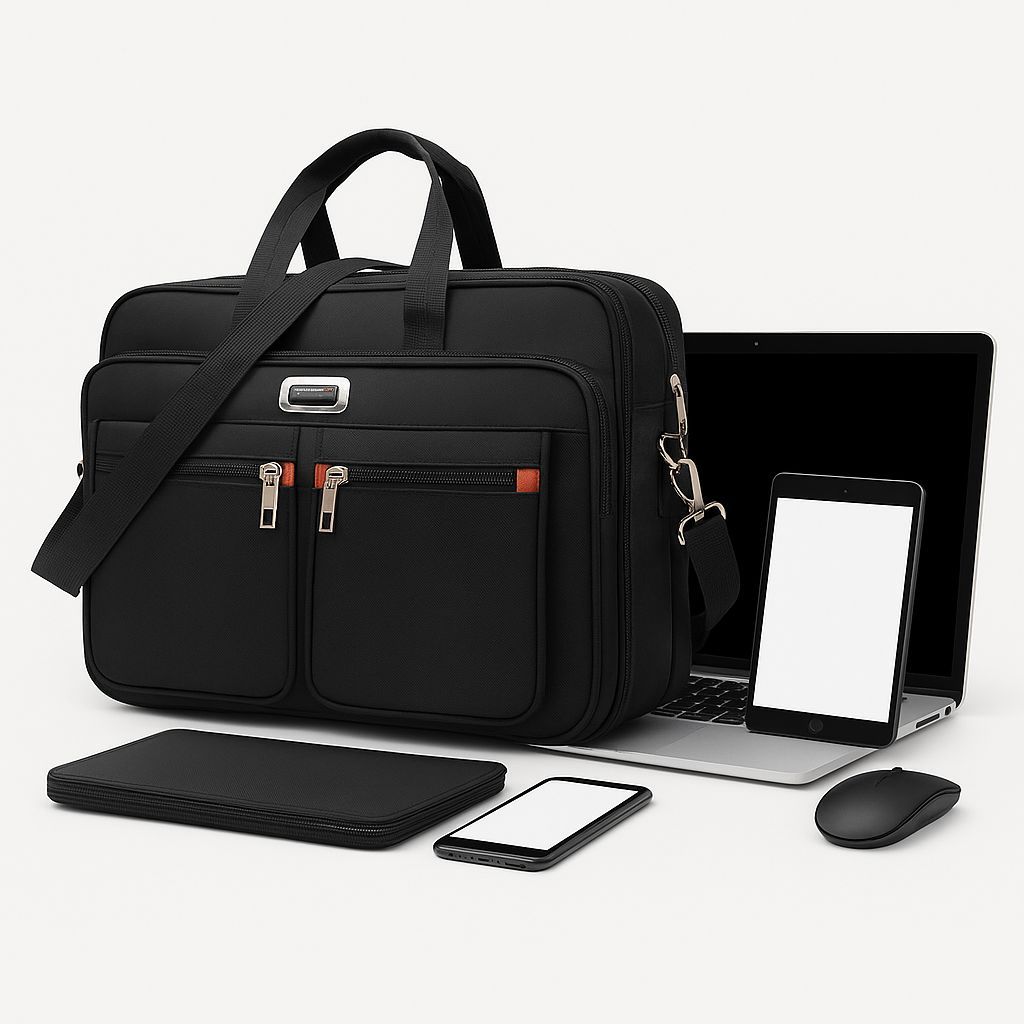 Bolsa Maleta Porta Notebook Pasta Executiva em Nylon com Alça