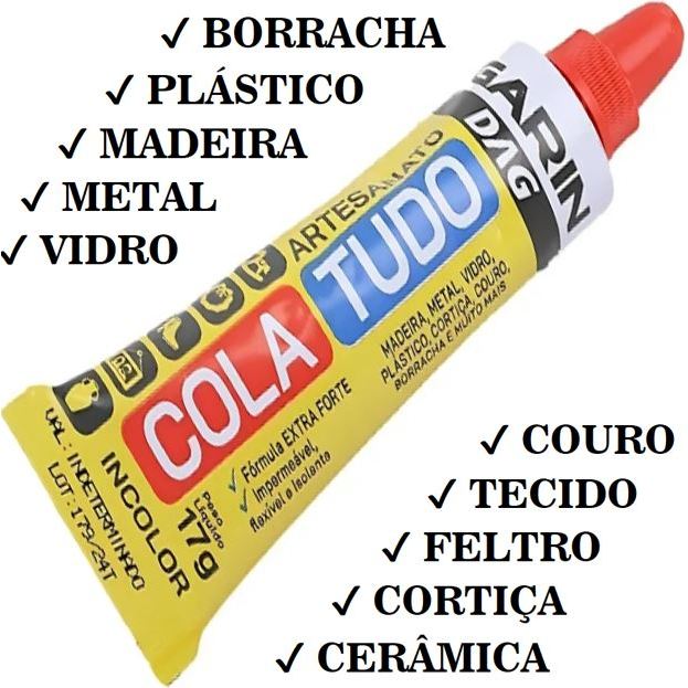 Cola Tudo Incolor Garin – Artesanato, Madeir