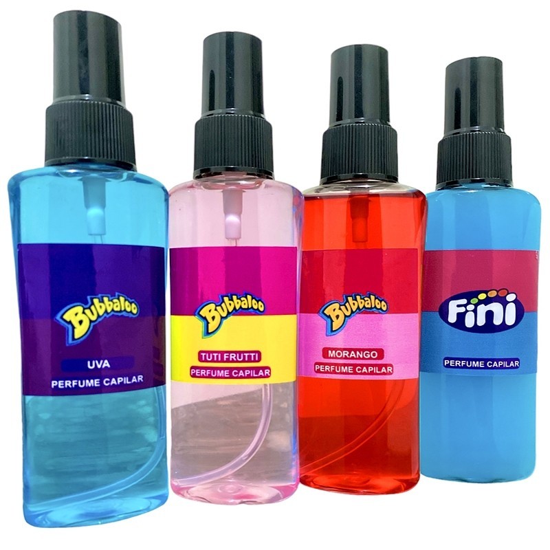 KIT 4/3/2/1 PERFUME CABELO FEMININO ESSENCIA (CAPILAR PREMIUM) DE QUALIDADE FRAGANCIA DE MARCA