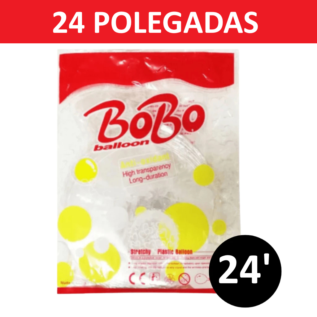 Balão Bubble 24 Polegadas – 60cm – Transparente