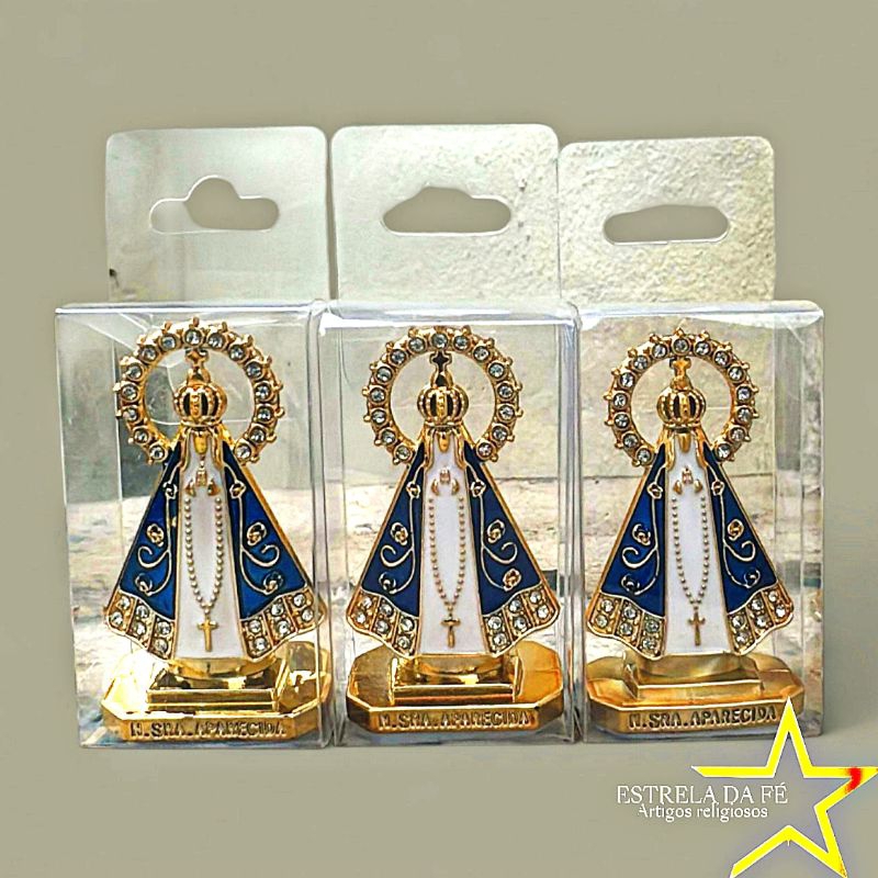 Enfeite santinha NOSSA SENHORA APARECIDA para painel carro