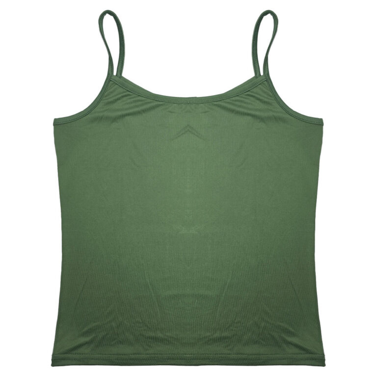 BLUSA ALCINHA LISA SEM COSTURA 120017 VERDE