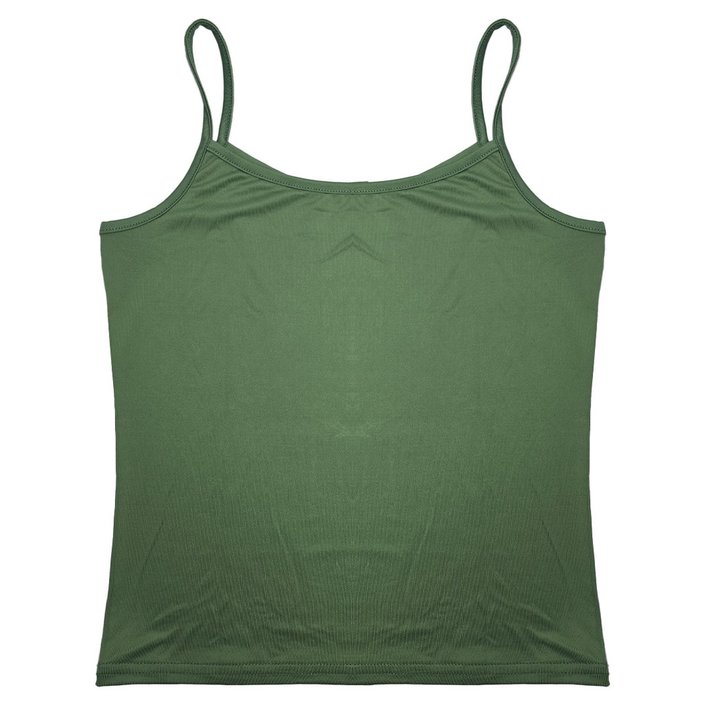 BLUSA ALCINHA LISA SEM COSTURA 120017 VERDE