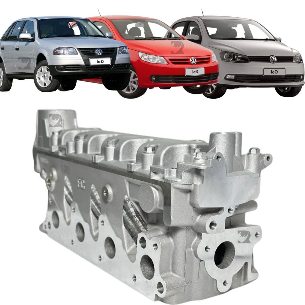 Cabeçote Novo VW EA111 Power 1.0 8V Gol G4 G5 G6 Fox Voyage