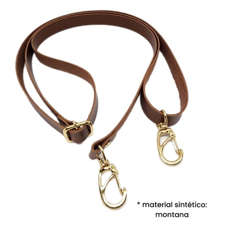 Alça transversal 1,5cm x 1,30m de couro ecológic