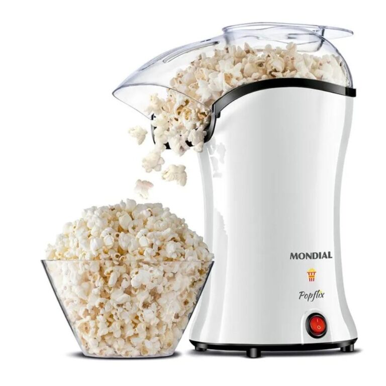 Pipoqueira Elétrica Mondial Popflix Branco 1200W 