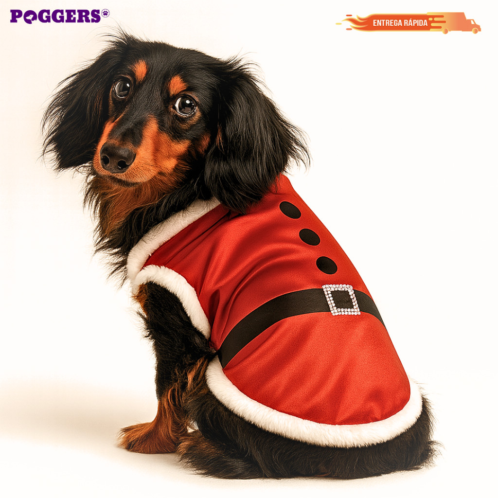 Roupa para Cachorro Gato Natalina Fantasia Natal Diversos Tamanhos Pequeno e Médio PorteCoelho