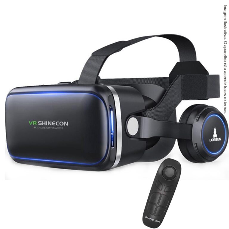 Óculos VR Realidade Virtual Lorben 3D Com Fone Ou