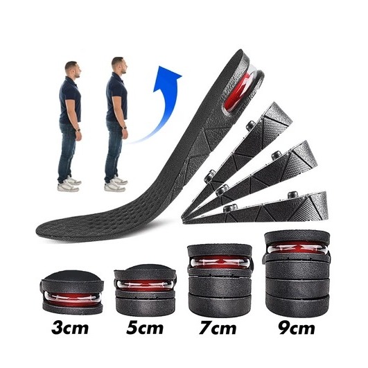 Palmilha Elevada Anti-impacto Salto Almofada Aumen