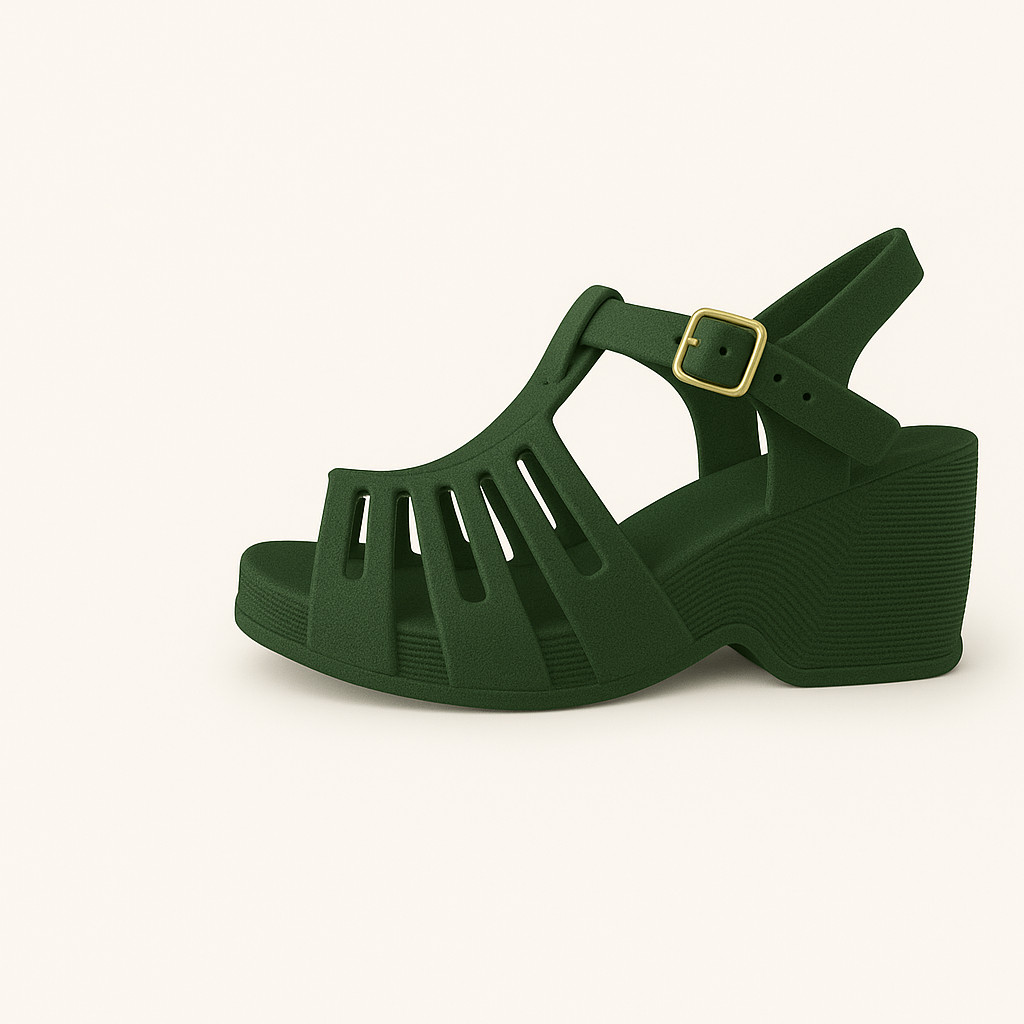 Sandália Feminina Casual com Design Contemporâneo