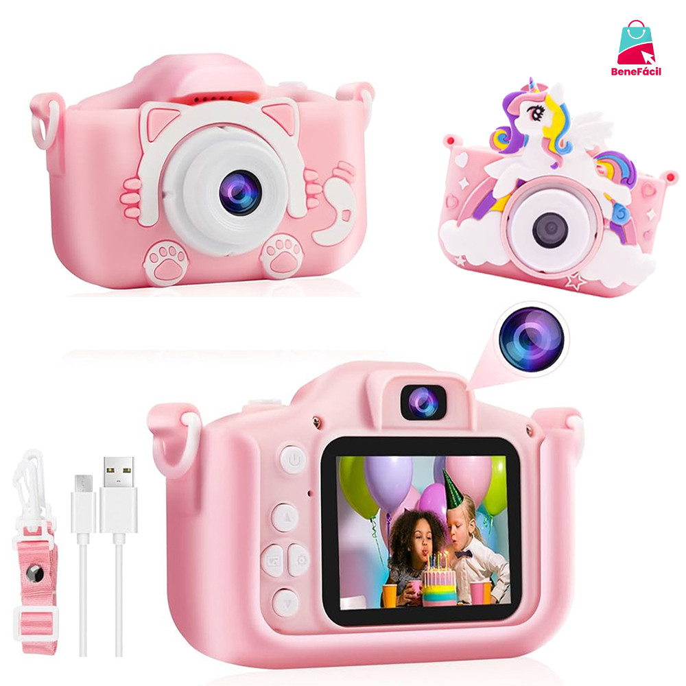 Camera Infantil Digital Filmadora Infantil Mini Maquina Fotografica Infantil Fotografa E Filma Tira