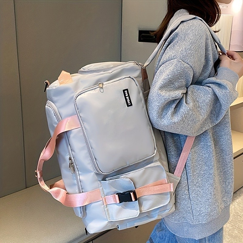 Bolsa De Viagem Organizador Multifuncional Com Grande Capacidade Alça De Ombro Ajustável Independent