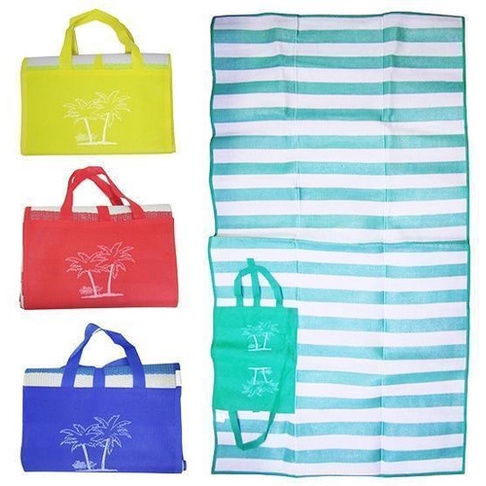 Esteira De Praia Dobravel Bolsa Reforçada Casal 1
