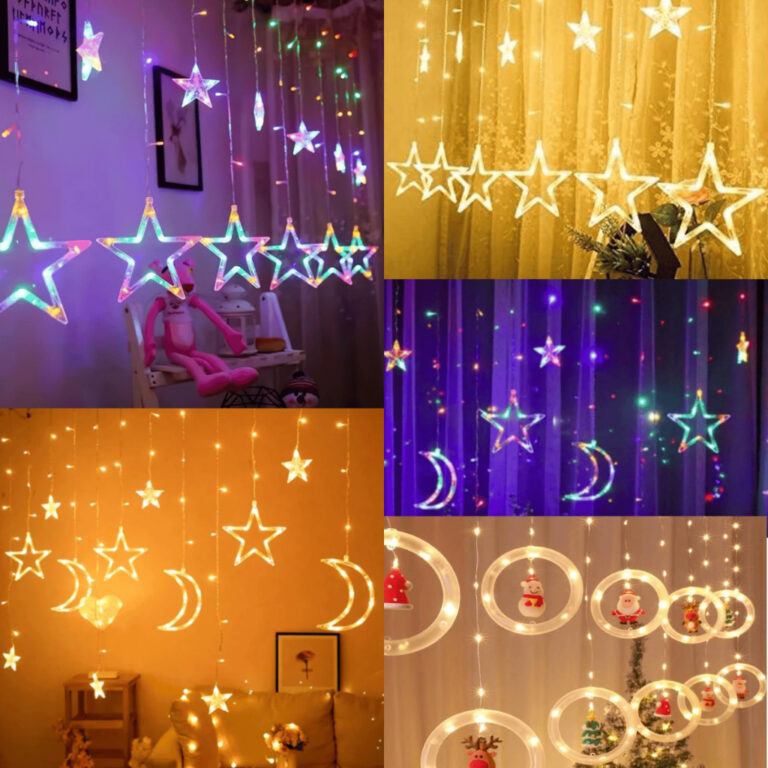 Cascata Led Pisca Pisca Cortina Luz RGB Amarela De