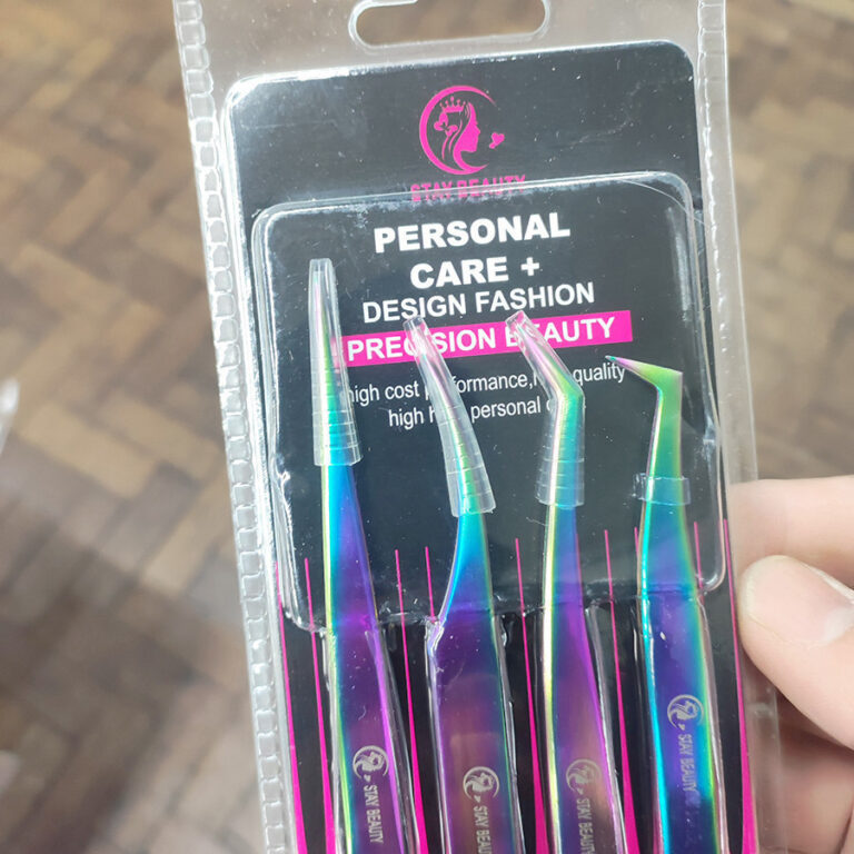 Kit 4 Unidades Pinça Ponta De Precisão  Para Alo