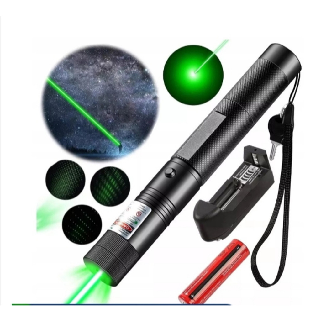 Caneta Laser Verde Ultra Forte Alcance 100km A Prova Dagua