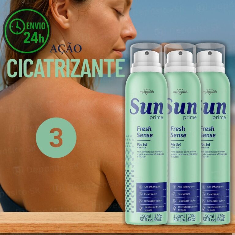 Pós-Sol Sun Prime Spray 150ml Hidratação e Refr