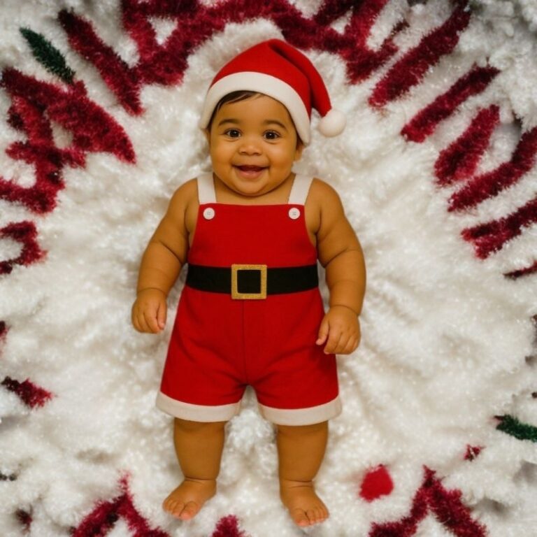 Kit Macacão Bebê Menino Papai Noel – l Rou