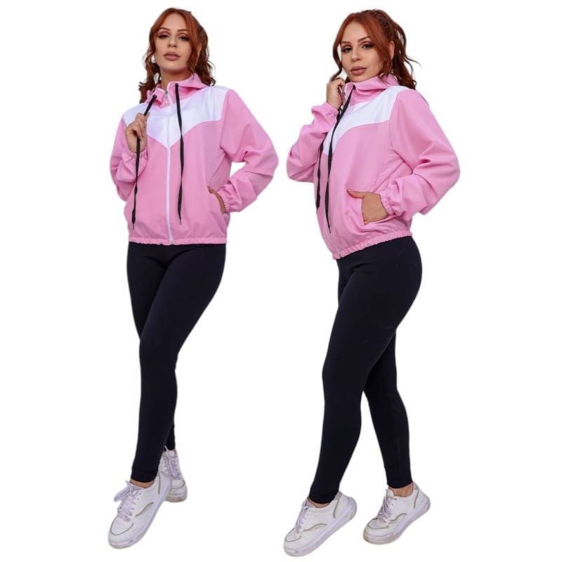 Corta Vento Femenina com Bolso Lateral com/log Fac.NK