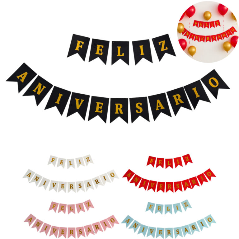 Varal De Letras Feliz Aniversário Faixa Bandeirin