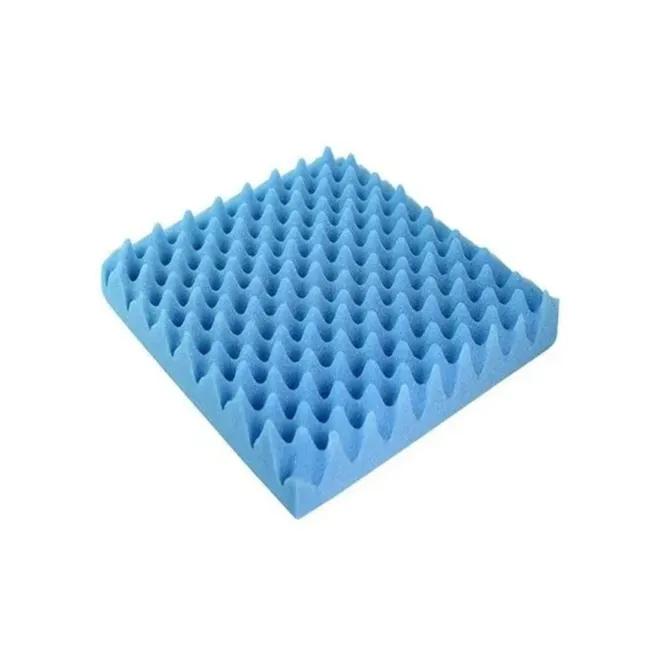 Almofada AZUL/LARANJA – Caixa de Ovo Espuma 