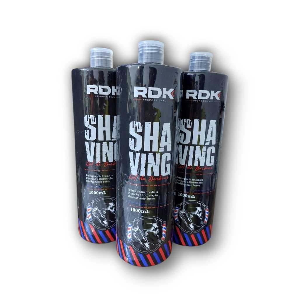 Kit 3 Shaving Profissional 1 Litro Pronta Entrega Envio Imediato