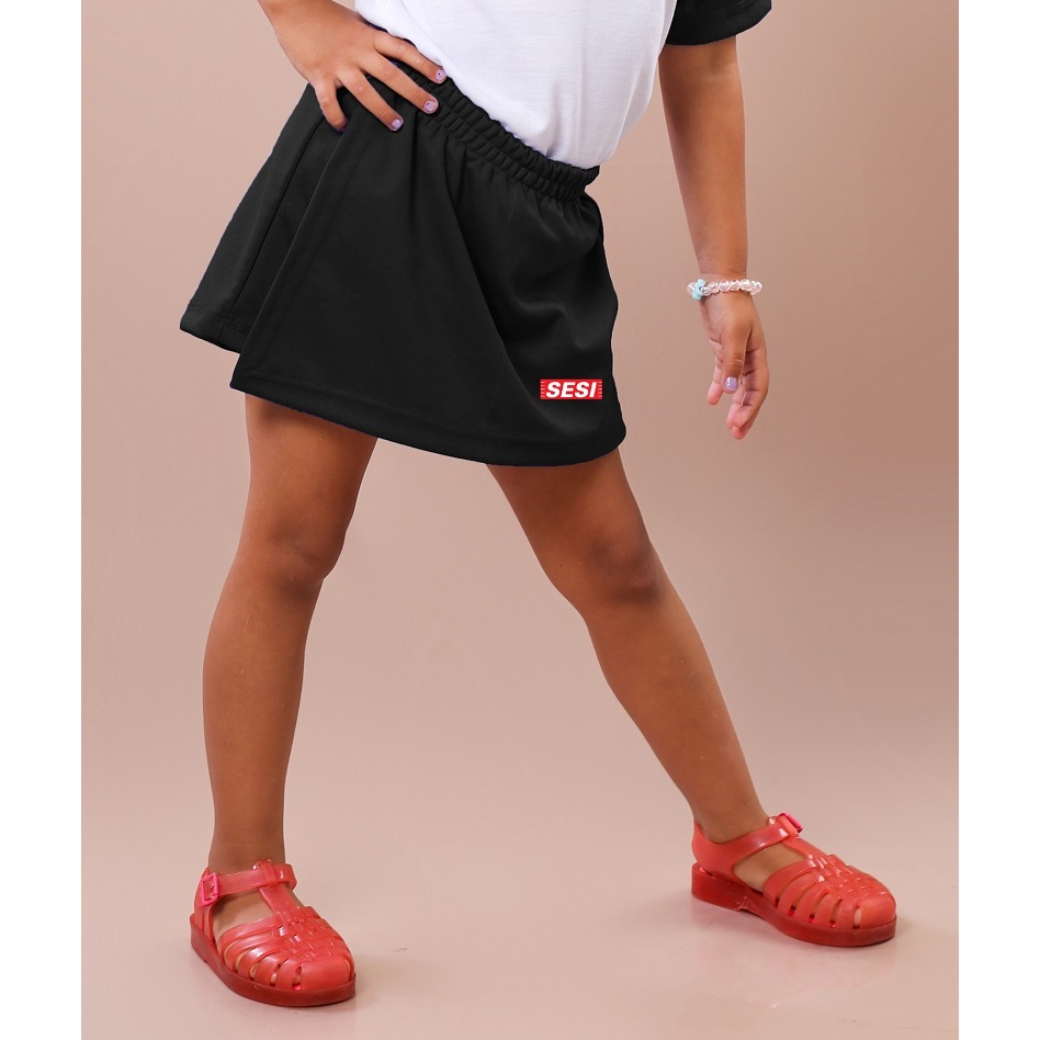 Shorts Saia Sesi Uniforme Juvenil Helanca Alta Qualidade