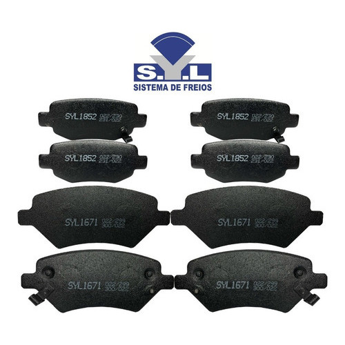 Jogo Pastilha Freio Dianteira E Traseira Lifan X60