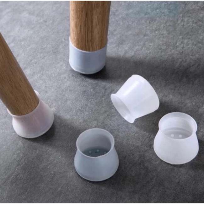Kit Protetor Pé Silicone Proteger o piso de Mesa 