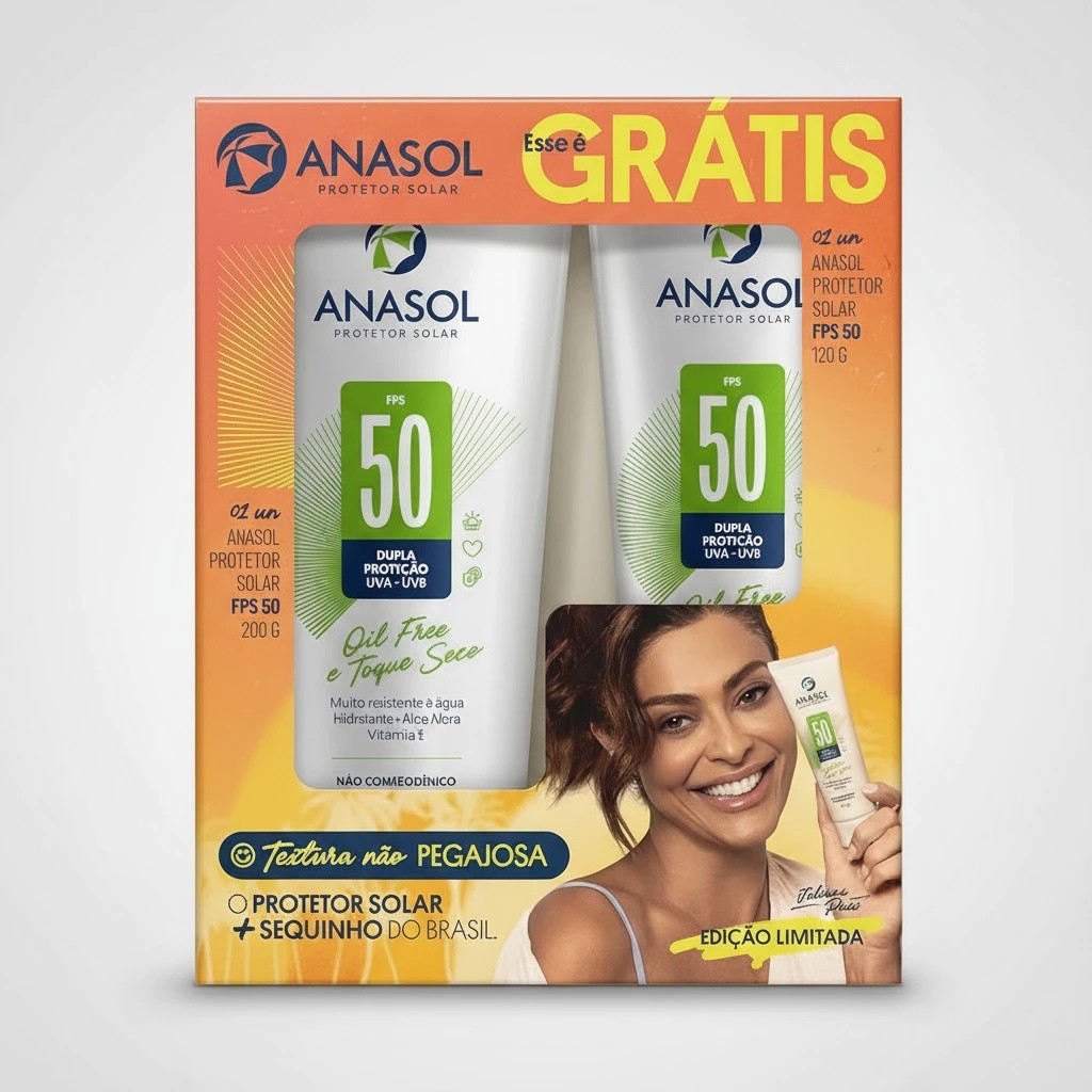 Kit Protetor Solar Anasol loção 200g + 120g – Anasol