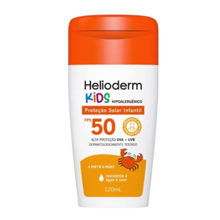 Protetor Solar Helioderm Kids FPS 50 120ml KLEY HE