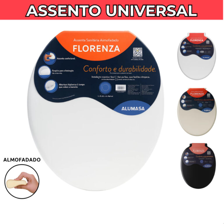 Assento Almofadado Universal Tampa Vaso Qualidade 