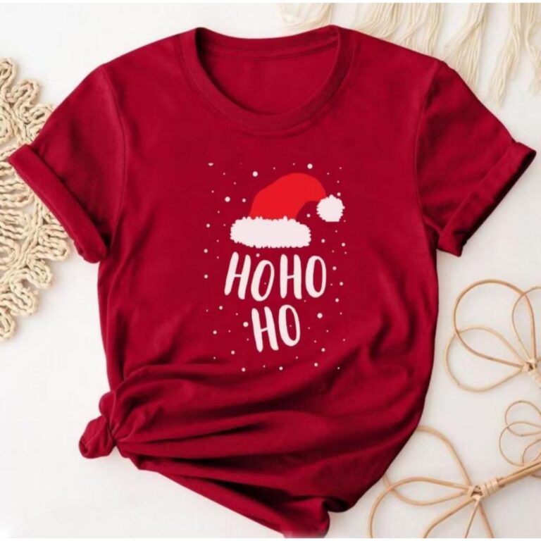 Blusa camiseta natal feminina masculina 100% algod